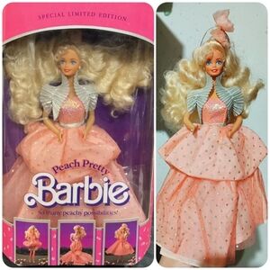 Unboxed Peach Pretty Barbie